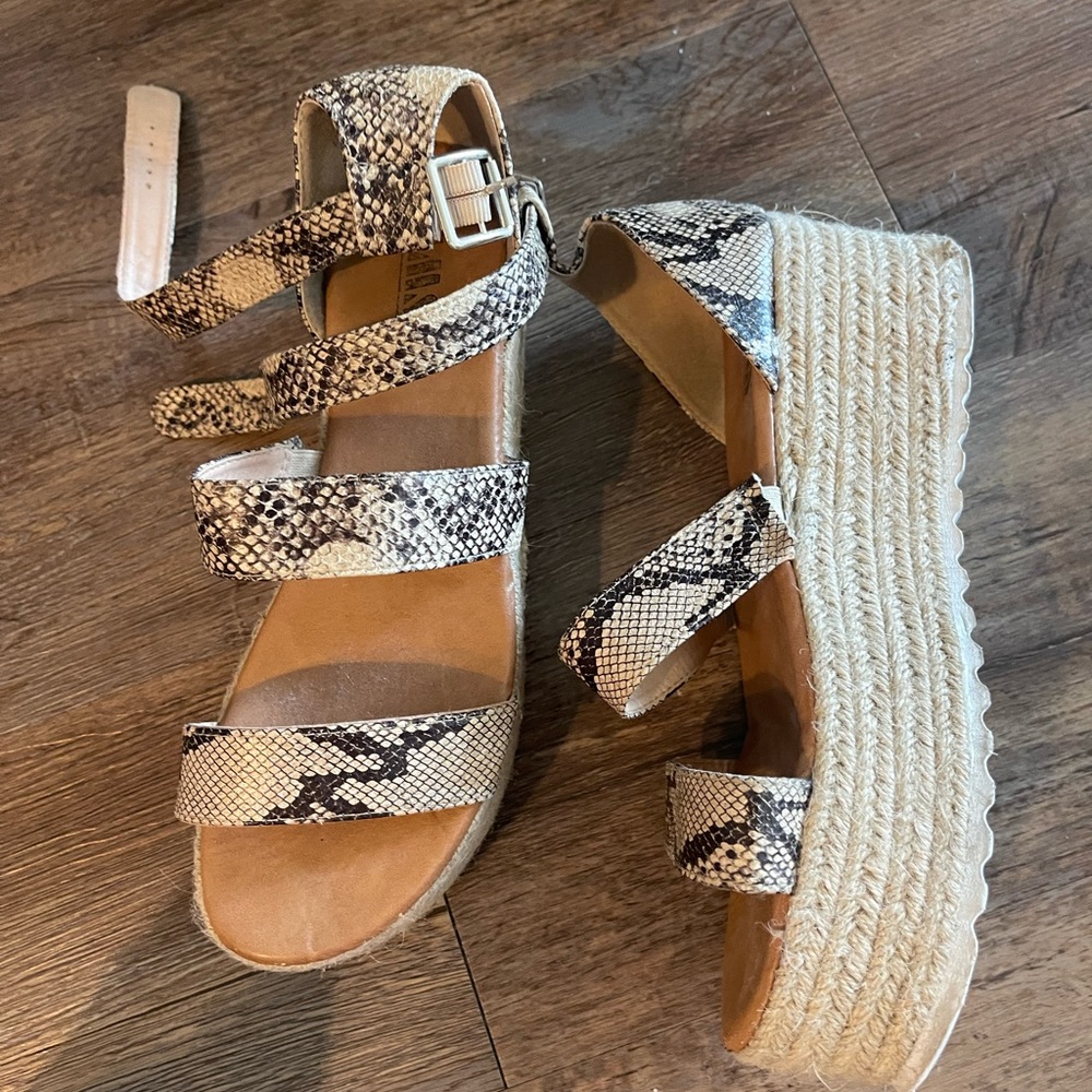 Snakeskin Espadrilles